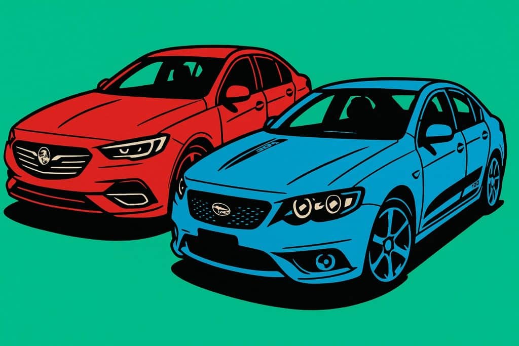 Ford Falcon and Holden Commodore